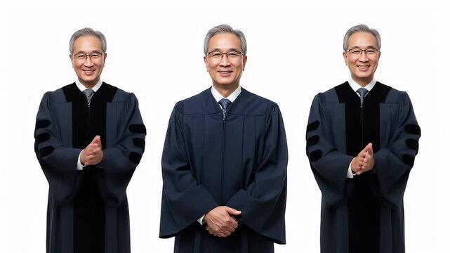Senior Judge Portrait - A Symbol of Legal Wisdom and Experience.