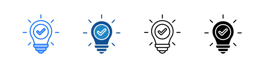 Creative Multiple Style Icon Set 