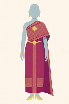 Chut Thai (pakaian khas thailand) outfit