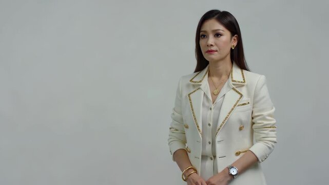 Professional women's formal image display