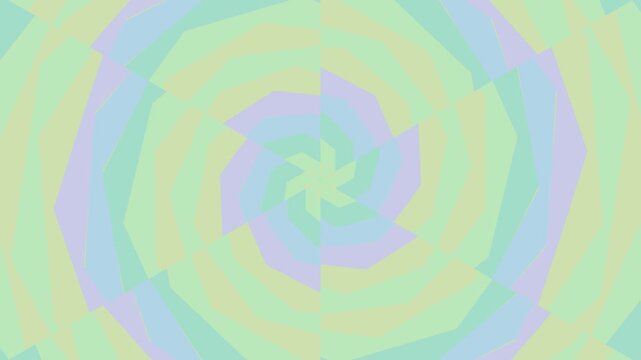 Colorful Abstract Spiral Animation with Pastel Swirls.