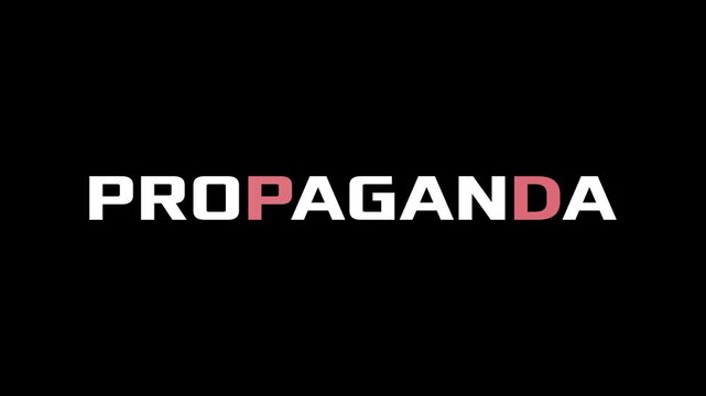 PROPAGANDA TITLE ANIMATION