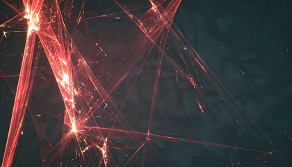 crimson, alloy red, molten ruby tones arranged as vertical electric geometric sparks