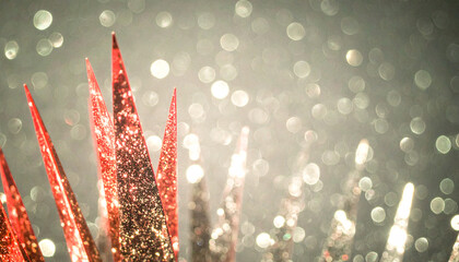 crimson, alloy red, molten ruby tones arranged as vertical electric geometric sparks