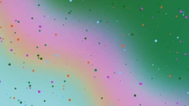 Pastel Rainbow Abstract Gradient With Confetti Specks.