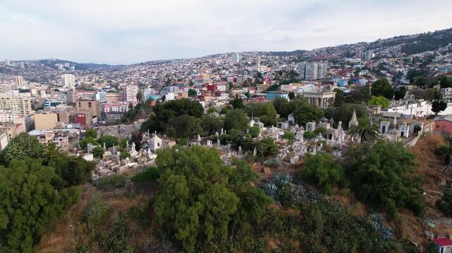 Valparaiso Chile Drone 4K Southamerica