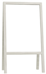 3D素材_フレーム_A看板_白