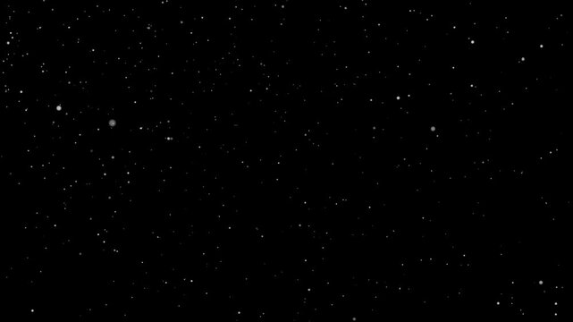 Dust flowing wind movement motion effect on black backgrounds render