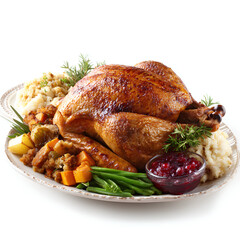 roasted chicken with vegetables