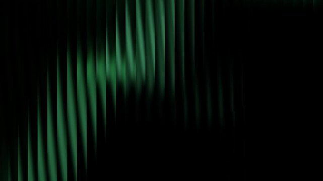 textured gradient glowing color wave video of dark green on black backdrop for poster design