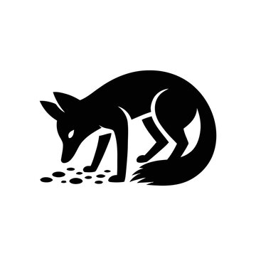 A completely black image with a faint circular white shape