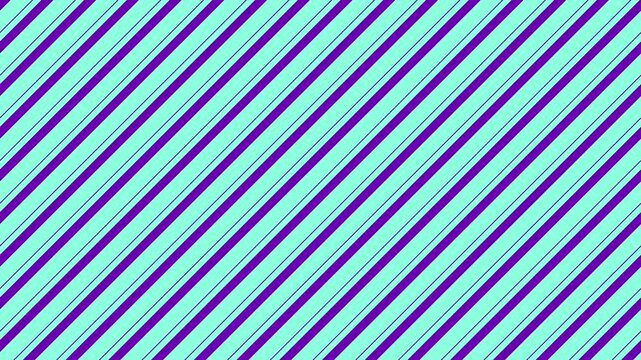 Diagonal Stripes Pattern Teal Purple Abstract Background Geometric Design Seamless Motion Graphic