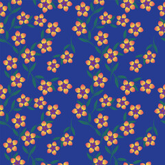 seamless pattern with flowers