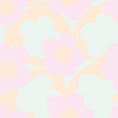 Pastel Ditsy Floral seamless pattern design