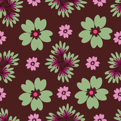 Sweet flower watercolor seamless pattern.soft pastel colors water color seamless pattern for beauty products or other