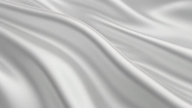 Wavy fabric folds viewed from above closely
