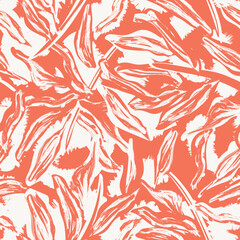 Abstract Leaf seamless pattern design
