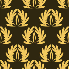 beautiful digital flower allover seamless design vector pattern ethnic
