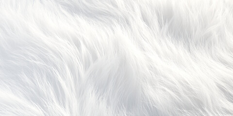 Obraz premium Beautiful white colors tone fur pattern texture cool background with Soft dreamy macro feather textured.