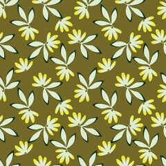 Sweet flower watercolor seamless pattern.soft pastel colors water color seamless pattern for beauty products or other