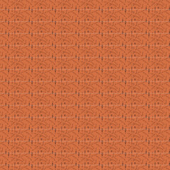 Fototapeta premium Seamless Terracotta Orange Geometric Abstract Repeating Pattern Background