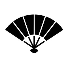 icon illustration hand-held fan vector © Desi