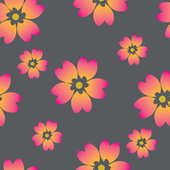 Sweet flower watercolor seamless pattern.soft pastel colors water color seamless pattern for beauty products or other