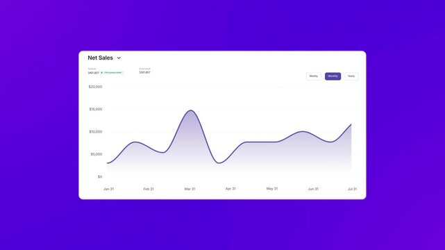 vector illustration of a graph