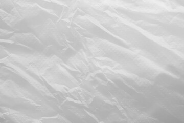Obraz premium Crumpled White Plastic Sheet Texture Background