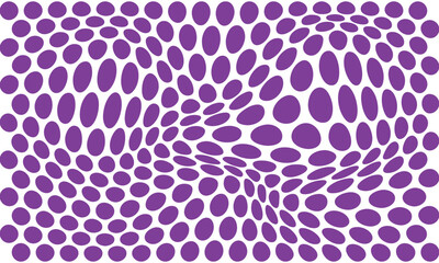  abstract purple colour polka doat wave distorted pattern for banner poster background and with white background