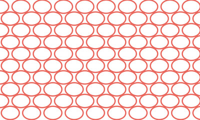 abstract red colour oveal polka doat stock pattern for banner poster background and with white background