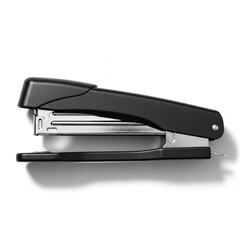 Realistic 3D Black Stapler Isolated Object