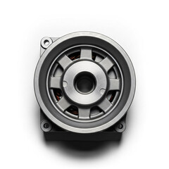 Overhead Studio Shot of Electric Motor Rotor Component