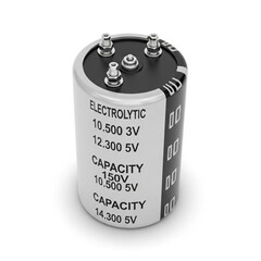 High Capacity 3D Electrolytic Capacitor Object