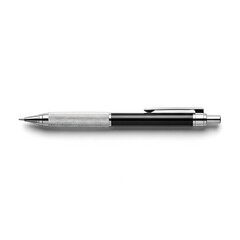 Studio Shot of Modern Black and Silver Mechanical Pencil Object