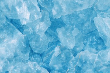 Obraz premium Cracked Blue Ice Texture Frozen Surface Abstract Geology Background Natural Ice Formation Cold Winter Season Textured Icy Terrain Natural Wonders Glacier Ice Block Chunks