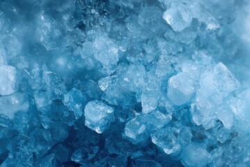 Frozen Ice Chunk Texture Crystal Structure Abstract Background Icy Terrain Cold Surface Pattern Natural Ice Formation Winter Season Glacier Ice Block Chunks Solid