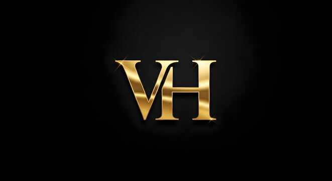 Premium monogram logo featuring the letters V and H