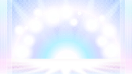 ライトに照らされたステージの背景