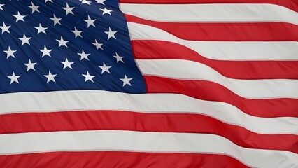 Fototapeta premium President's day american flag waving symbol of freedom and leadership