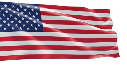 Obraz premium President's day american flag waving symbolizing patriotism and freedom