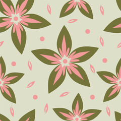 Ditsy floral seamless pattern. Small little flower pattern background. Repeat pattern. Ditsy print. Liberty style. Botanic surface design. Ditsy floral for fashion, texture, fabric, wallpaper, decor