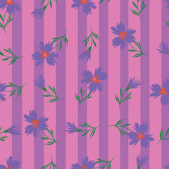 Ditsy floral seamless pattern. Small little flower pattern background. Repeat pattern. Ditsy print. Liberty style. Botanic surface design. Ditsy floral for fashion, texture, fabric, wallpaper, decor