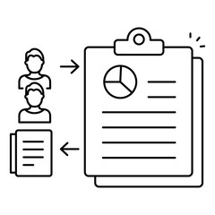 Data Collection Icon Symbolizing Digital Information Gathering And Analytics