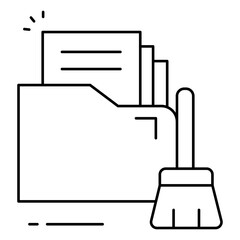 Data Cleaning Icon Symbolizing Reliable Data Preparation And Analysis Readiness