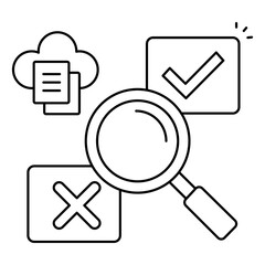 Decision Making Icon Symbolizing Strategic Planning And Data Driven Choices