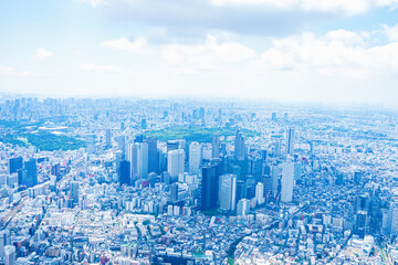 新宿・空撮写真