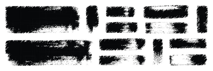 brush grid composition in black and white for contemporary graphics minimal backgrounds and editorial vector illustrations use © ALEX BIN