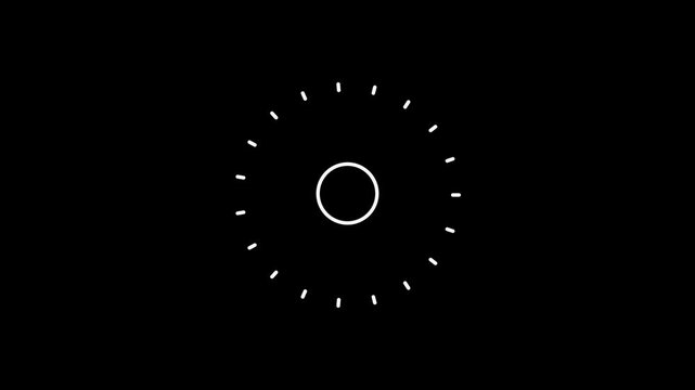 Line explosion firework animation with shiny sparkle lines, circle burst geometric effect, abstract smooth loop motion graphics on black screen background