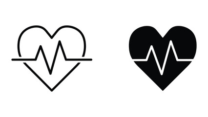 Heartbeat Symbol Icons